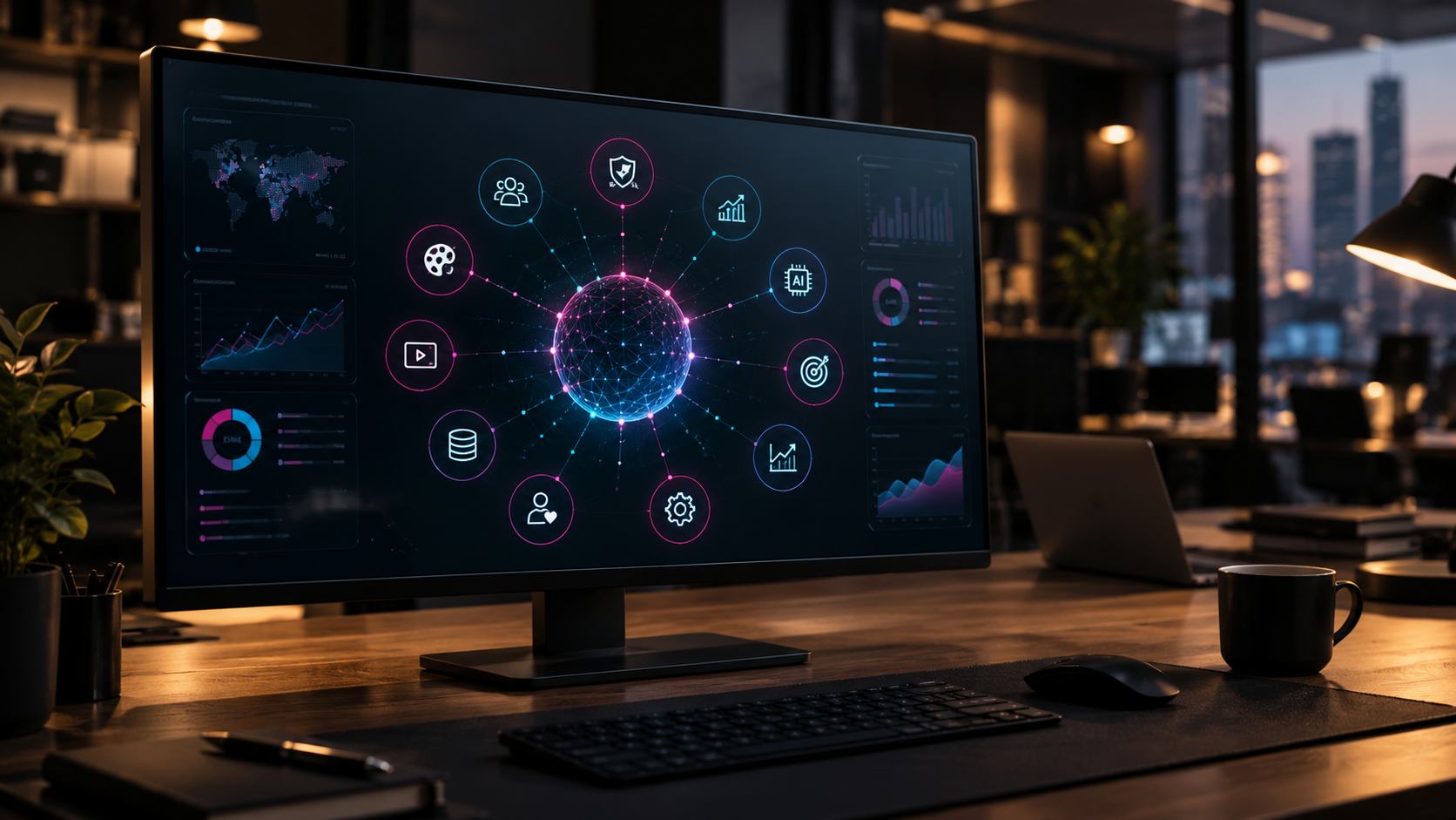 Marketing intelligence architecture dashboard