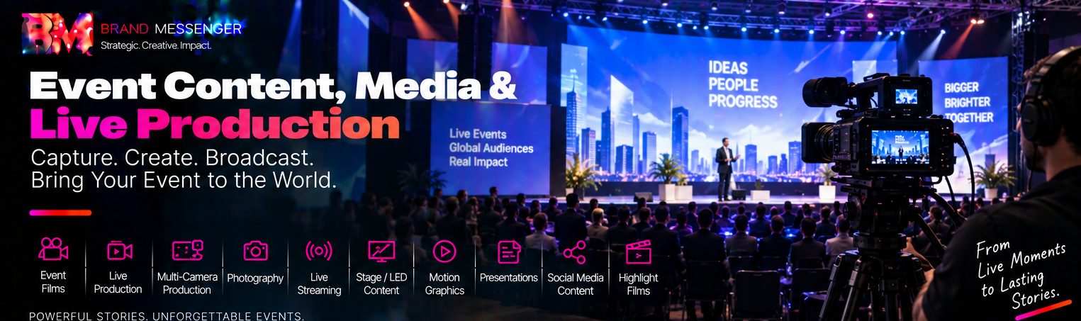 Event Content, Media & Live Production