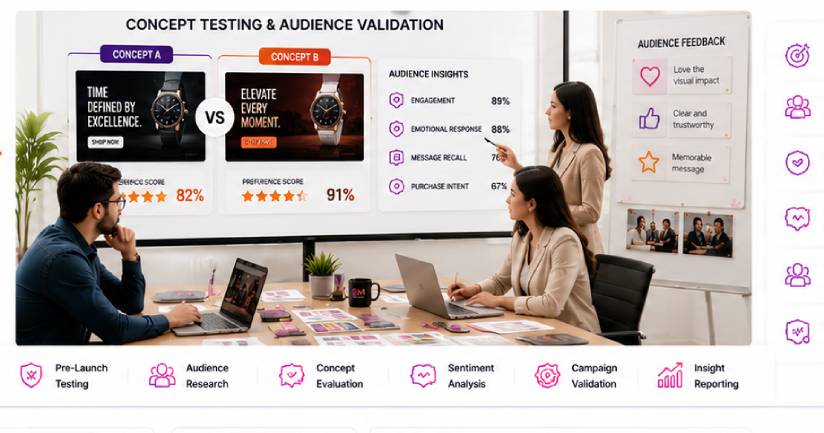 Creative Concept Testing & A/B Campaigns
