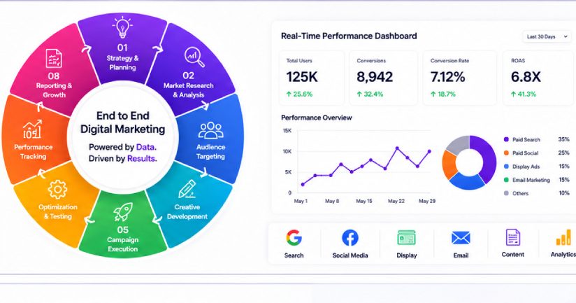 End-to-End Data-Driven Digital Marketing
