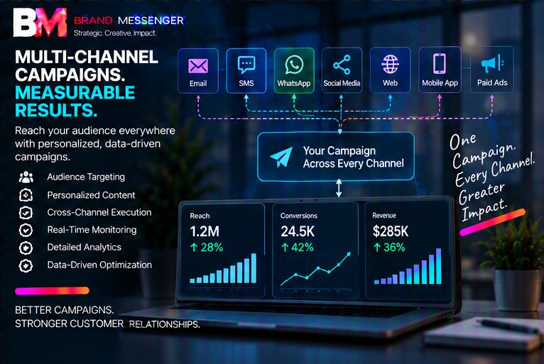 Campaign performance and channel analytics dashboard
