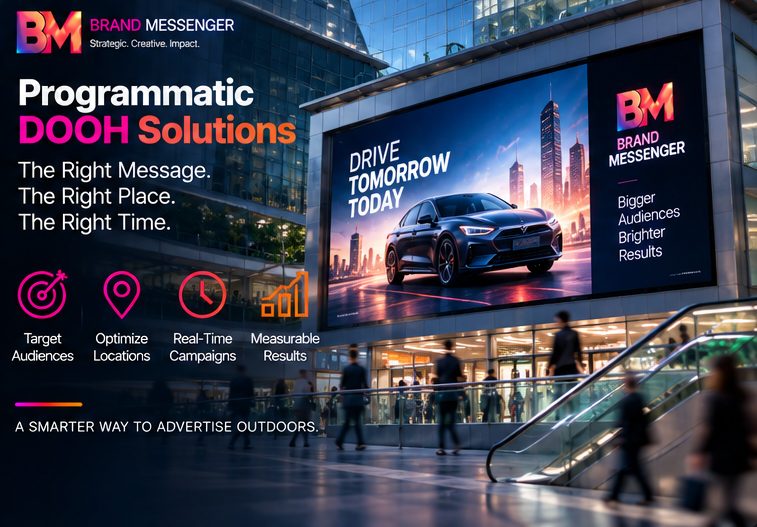 Programmatic DOOH Solutions: the right message, the right place, the right time