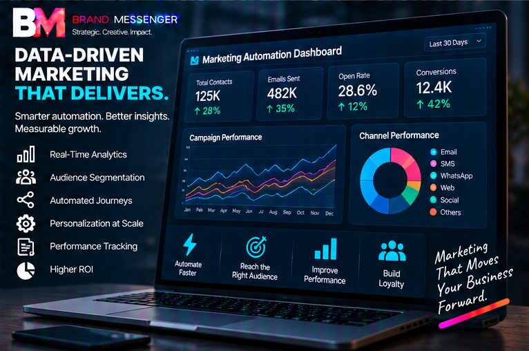 Marketing automation performance dashboard