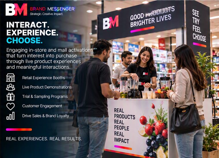 In-store product demonstration and sampling