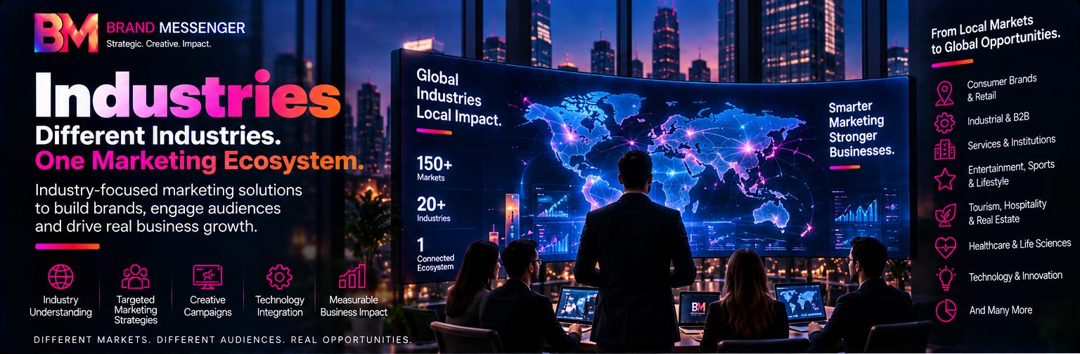 Brand Messenger industry marketing ecosystem connecting global industries